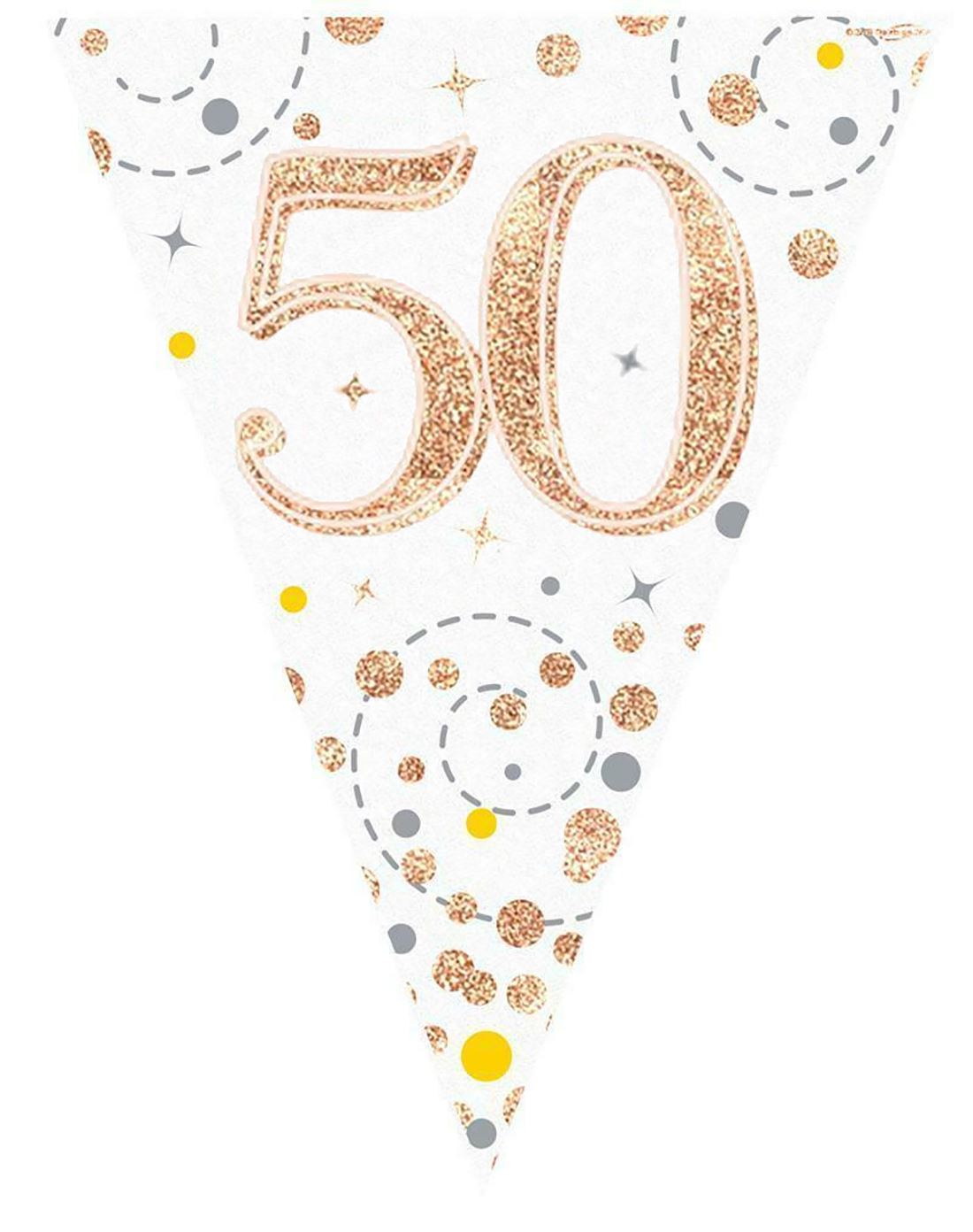 Birthday Party Decorations Happy Birthday Holographic Bunting Sparkling Banners - Picture 29 of 32