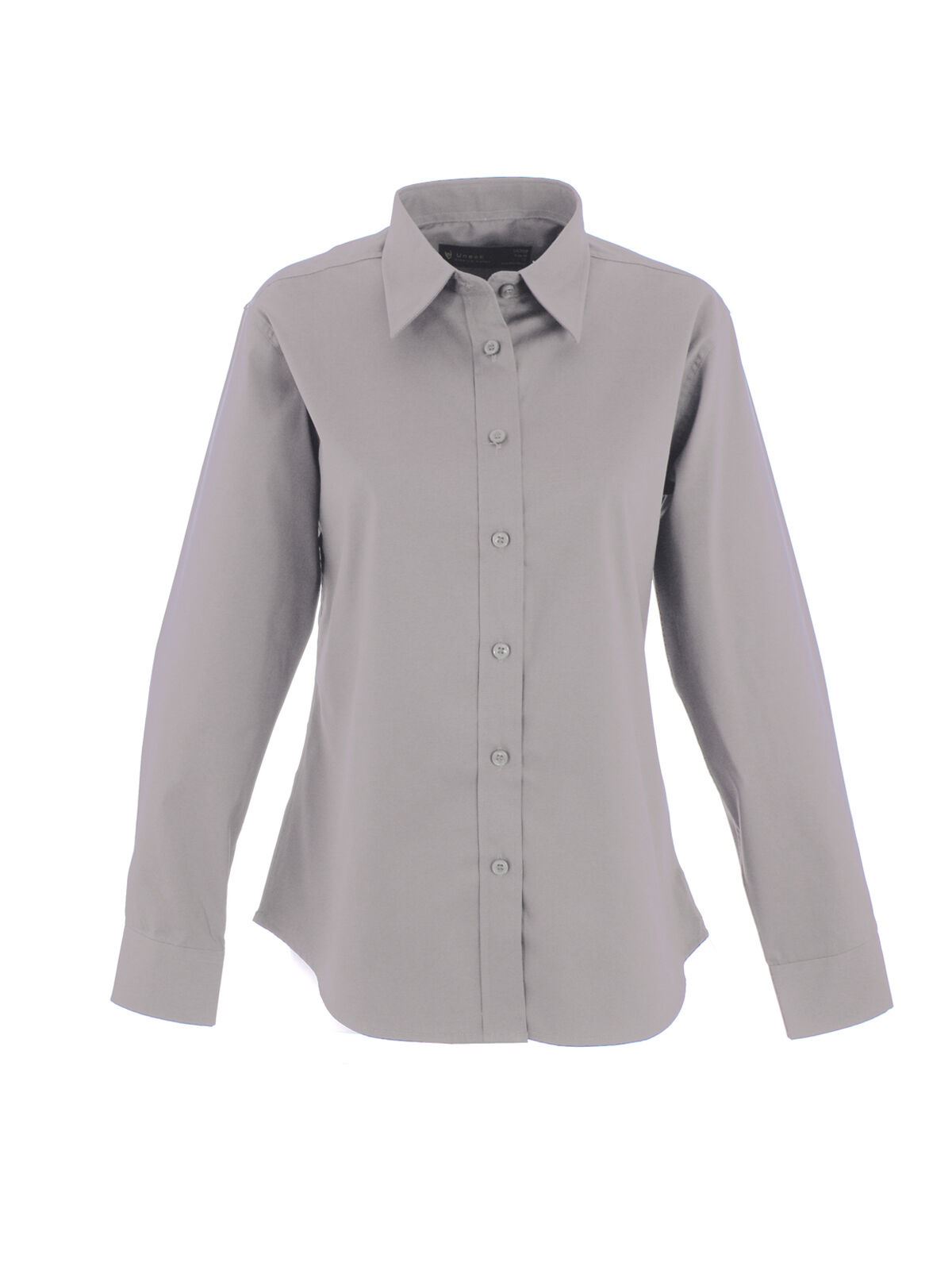 Pinpoint Button Down Stretch Shirts Damen Uni Langarm Anzugshirts - Bild 8 von 10
