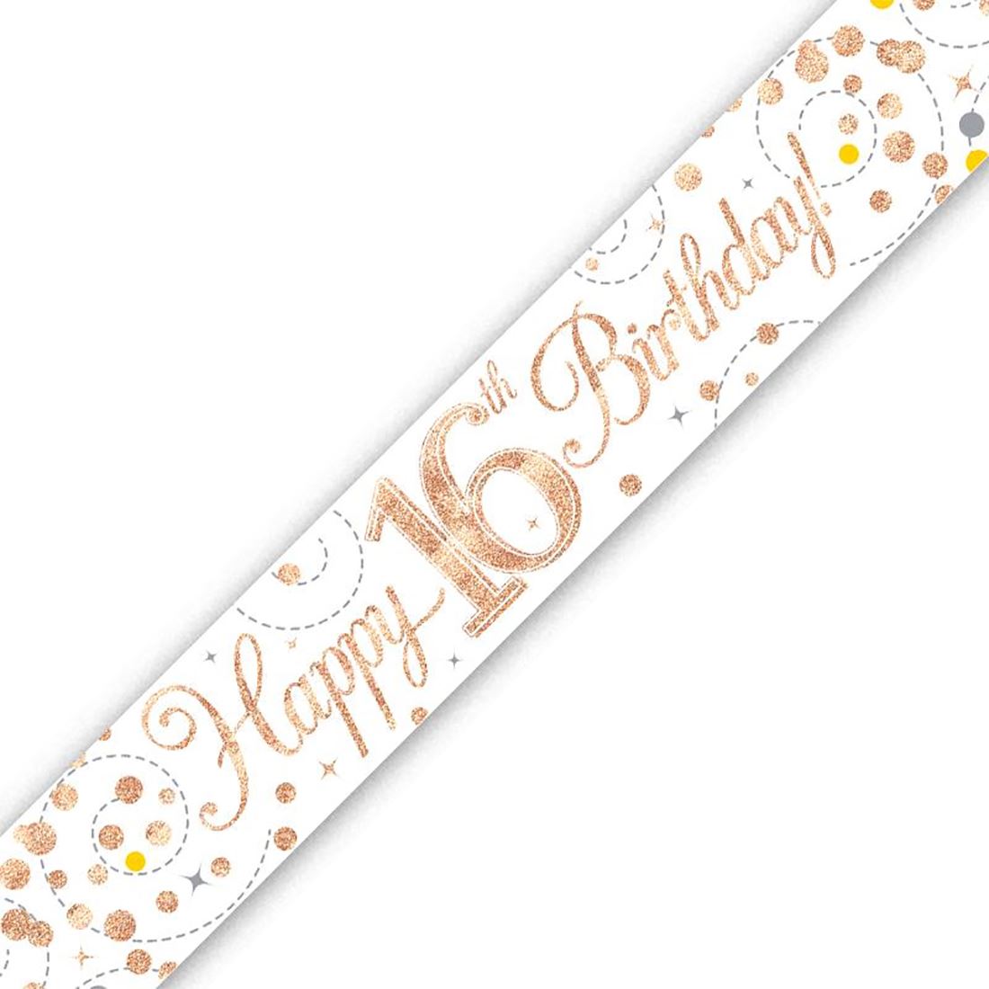 Birthday Party Decorations Happy Birthday Holographic Bunting Sparkling Banners - Picture 20 of 32