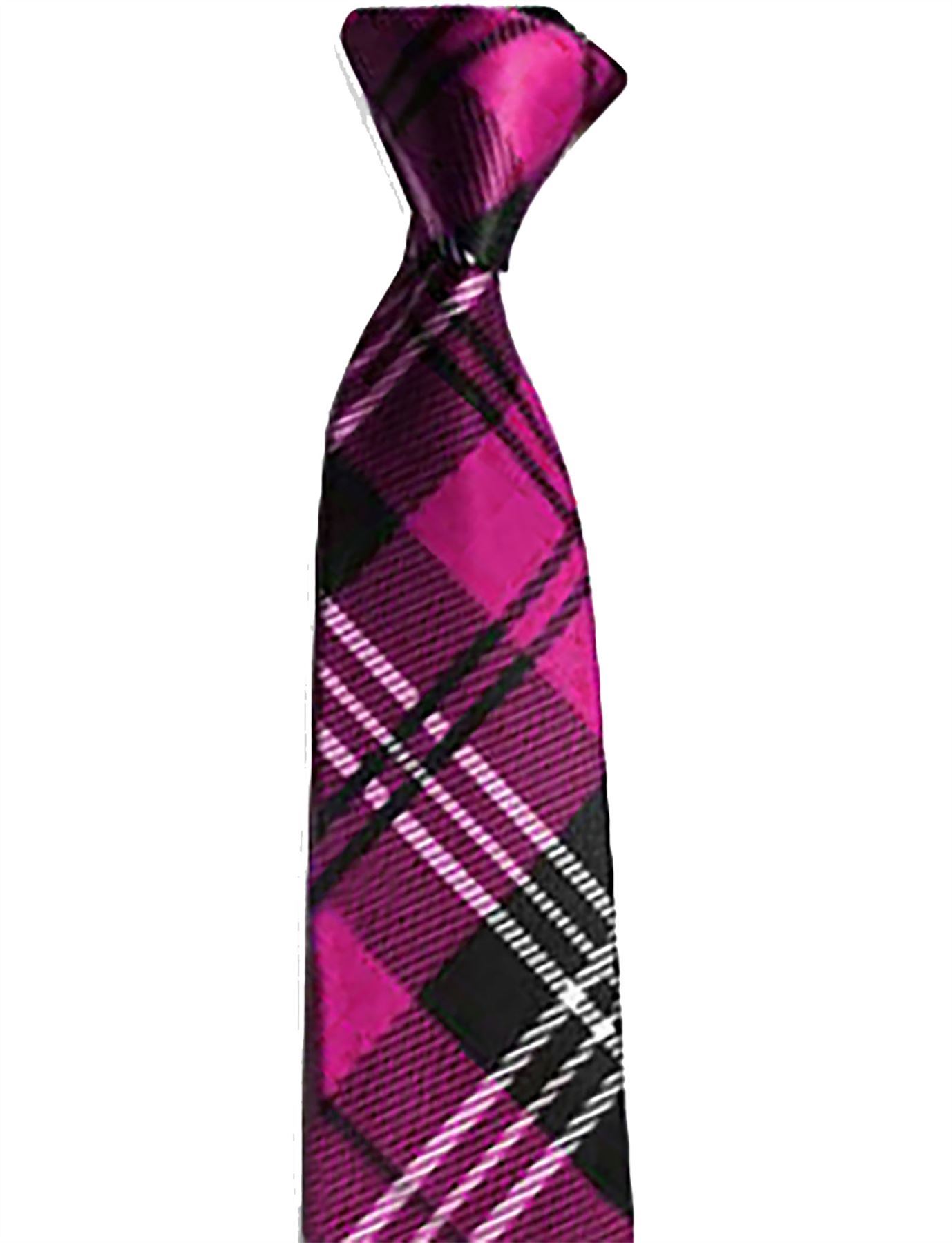 Corbata de cuello tartán a cuadros a rayas lisas para hombre accesorio de disfraz para adultos - Imagen 25 de 28