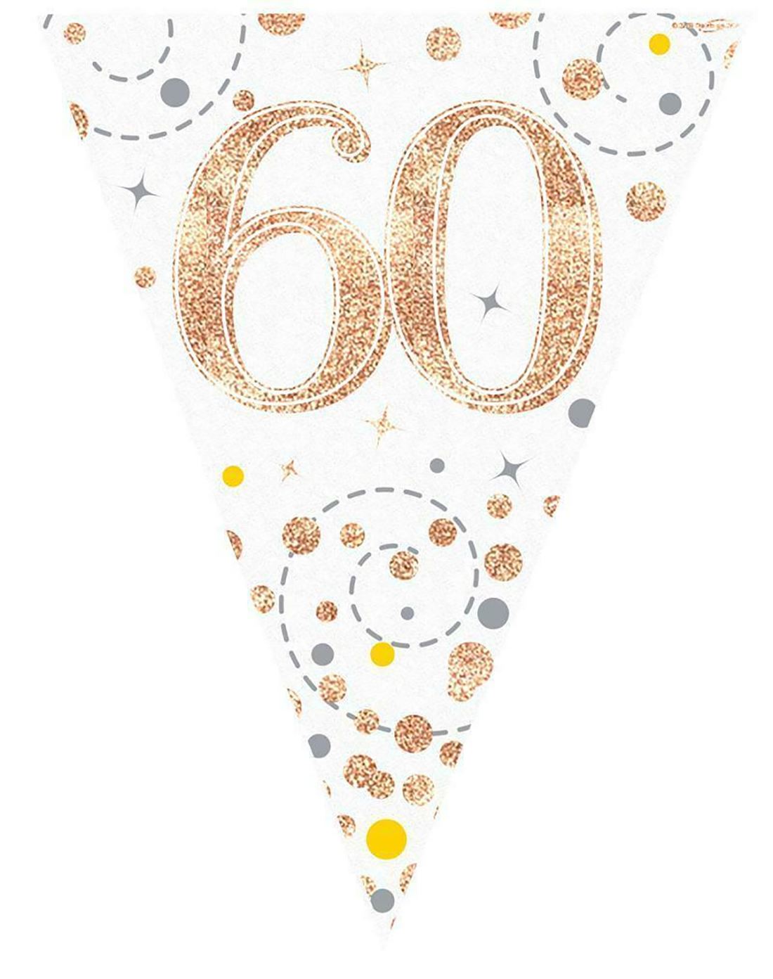 Birthday Party Decorations Happy Birthday Holographic Bunting Sparkling Banners - Picture 30 of 32