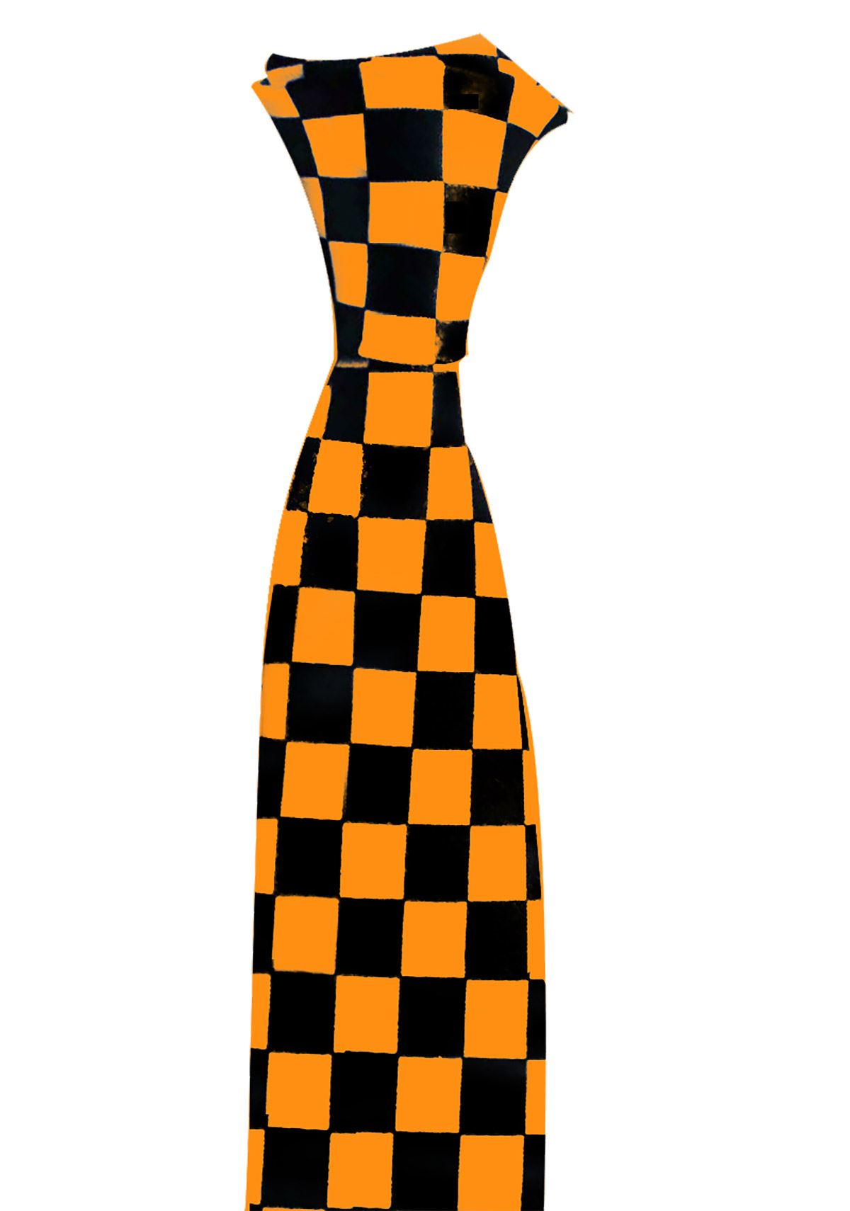 Corbata de cuello tartán a cuadros a rayas lisas para hombre accesorio de disfraz para adultos - Imagen 21 de 28