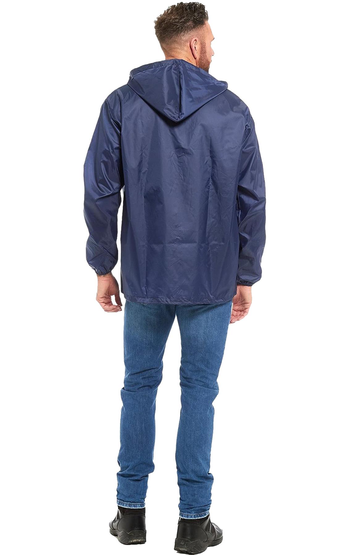 Chaqueta Cagoule Unisex Impermeable Manga Larga Cremallera Con Capucha Impermeable Chaqueta - Imagen 13 de 19