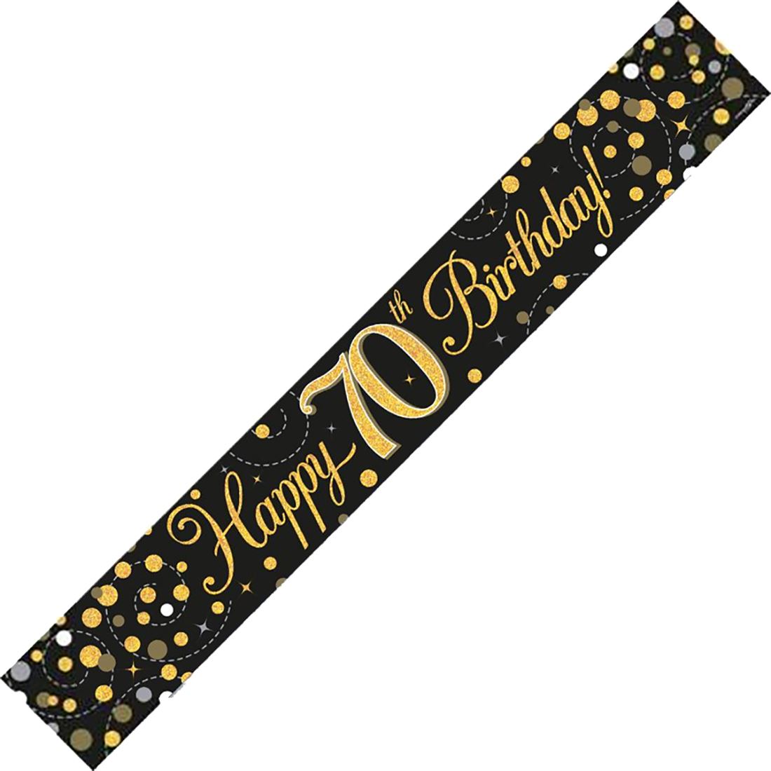 Birthday Party Decorations Happy Birthday Holographic Bunting Sparkling Banners - Picture 9 of 32