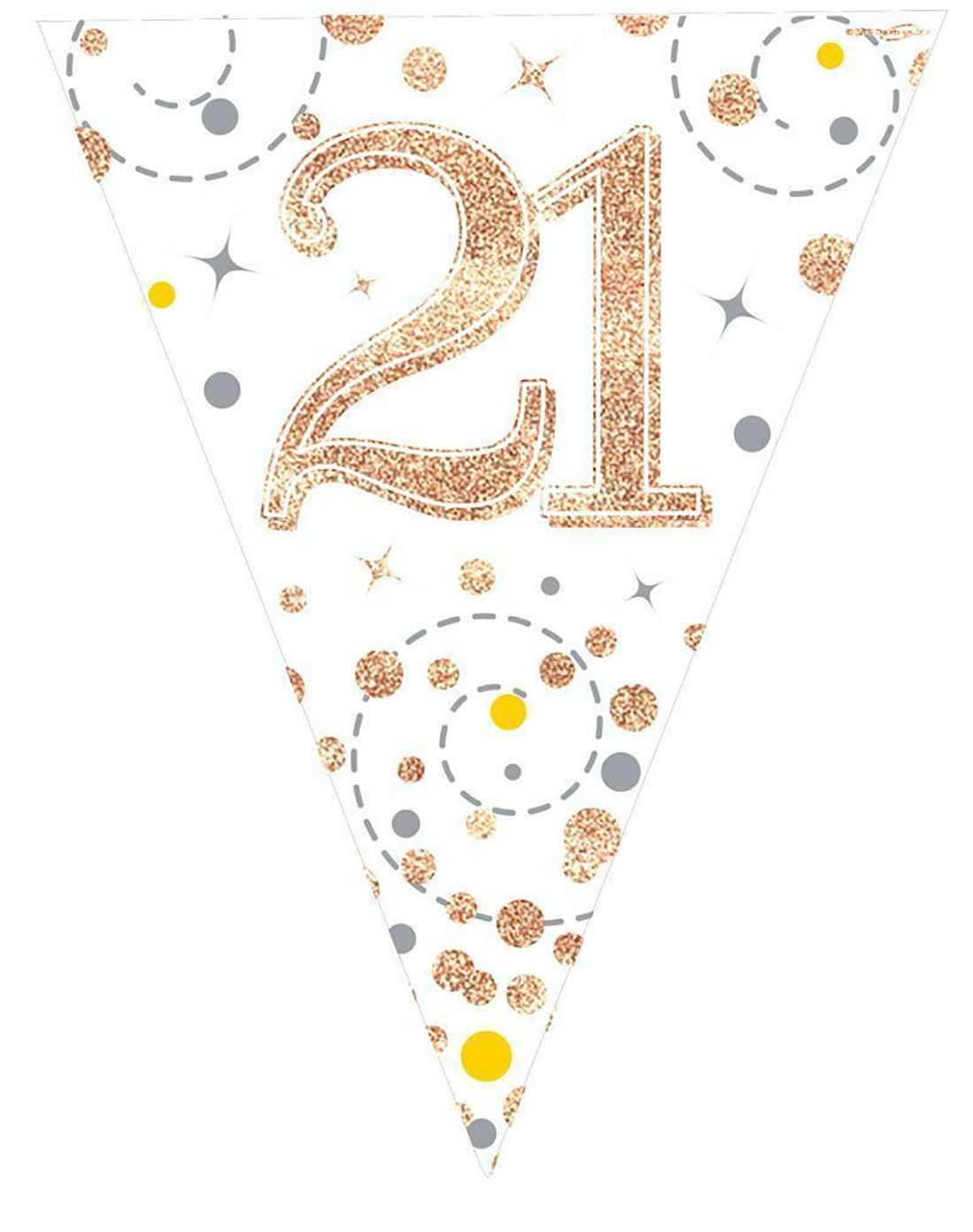 Birthday Party Decorations Happy Birthday Holographic Bunting Sparkling Banners - Picture 26 of 32