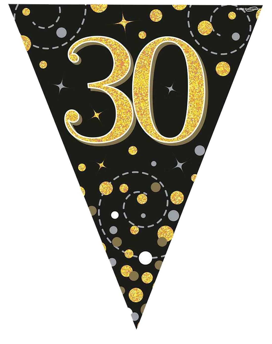 Birthday Party Decorations Happy Birthday Holographic Bunting Sparkling Banners - Picture 14 of 32
