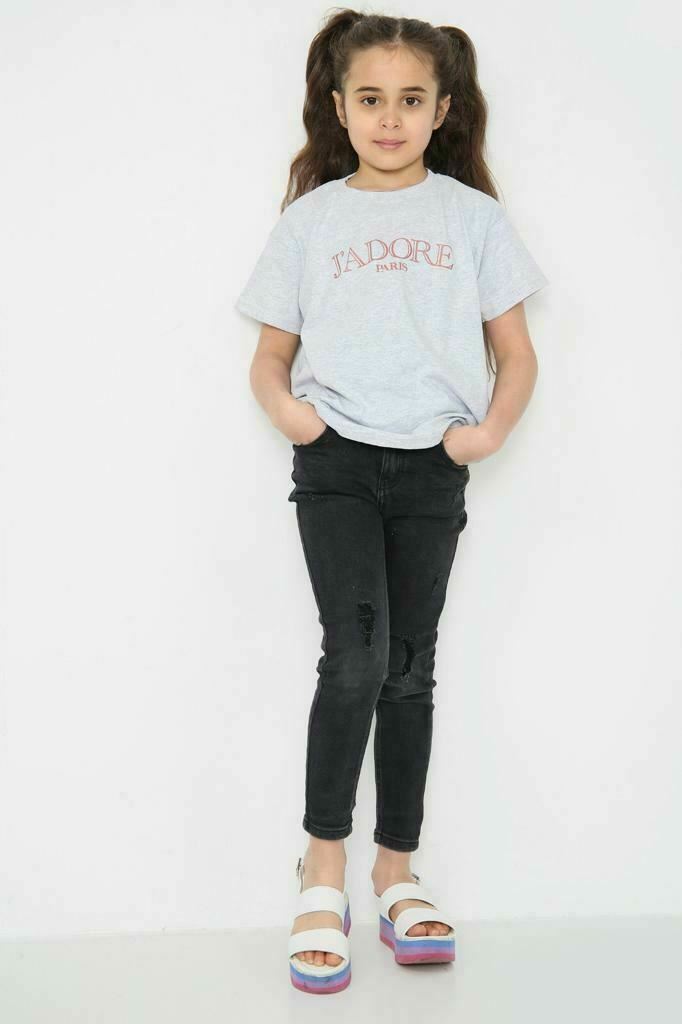 Oversize-T-Shirt Damen J'Adore Paris bedruckt Damen Frauen Kurzarm Oberteil T-Shirts - Bild 17 von 18
