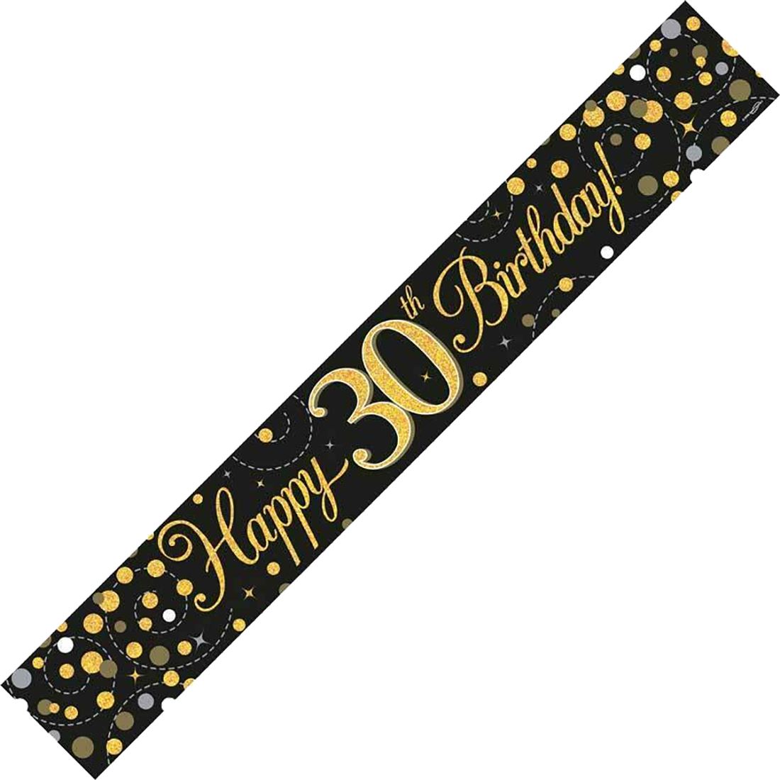 Birthday Party Decorations Happy Birthday Holographic Bunting Sparkling Banners - Picture 5 of 32