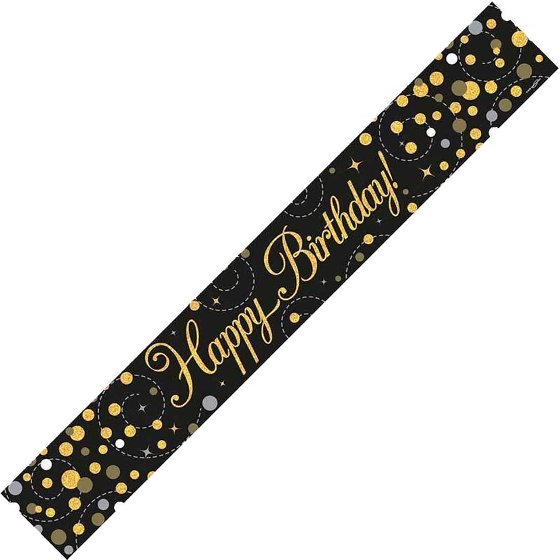 Birthday Party Decorations Happy Birthday Holographic Bunting Sparkling Banners - Picture 10 of 32