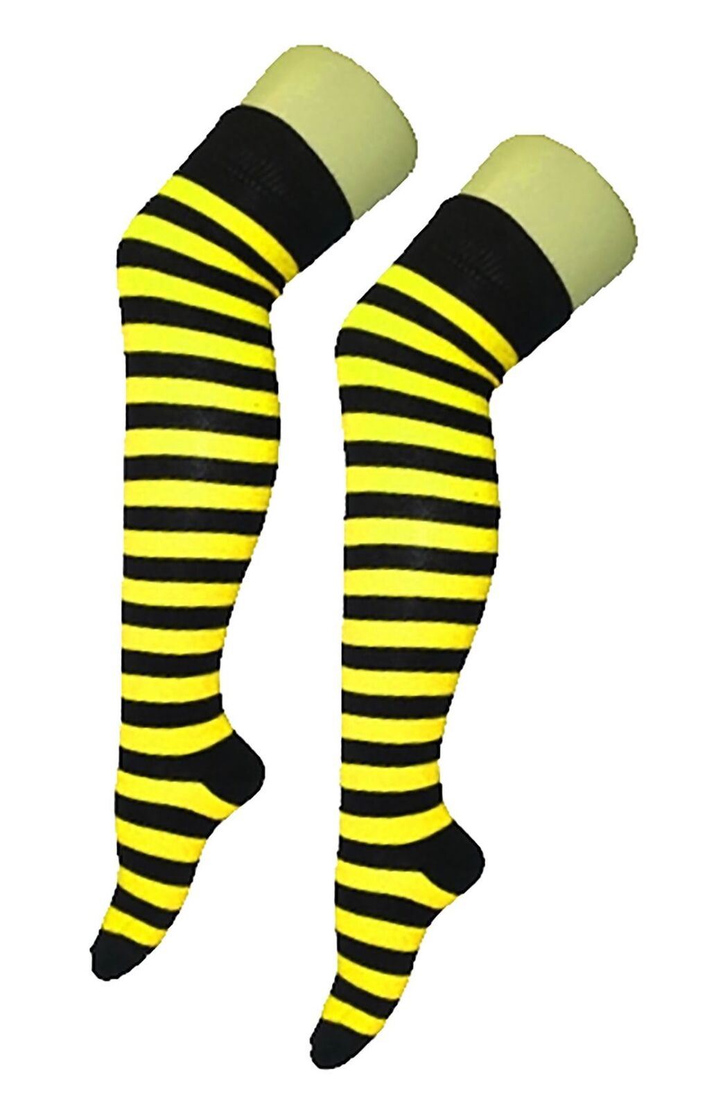 Ladies Plain Printed Over the Knee Socks Womens Party Wear Checked Bow OTK Socks - Picture 21 of 49
