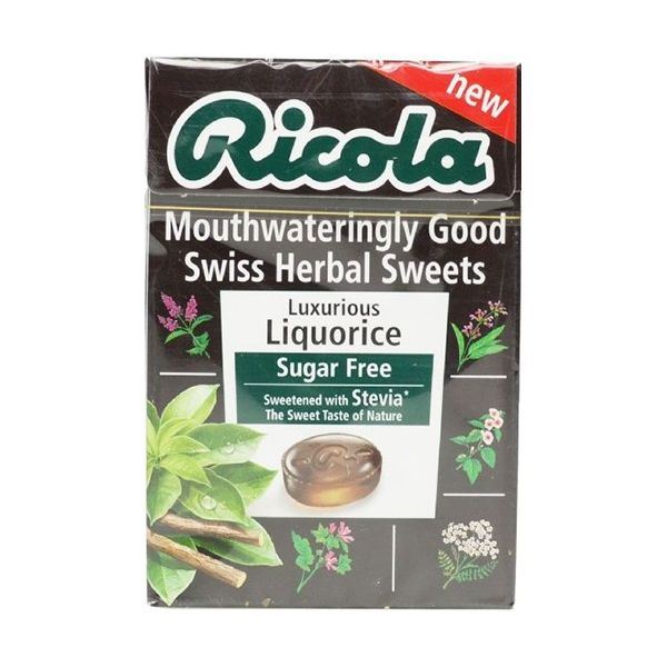 Ricola Liquorice Box Sweetened with Stevia 45g x 20 7610700626344 eBay