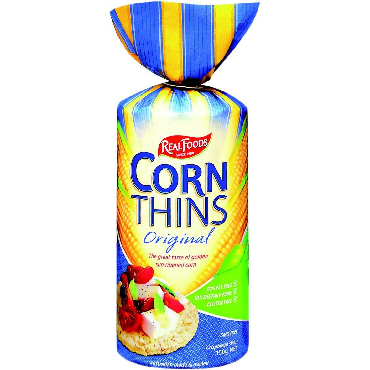 Real Foods Corn Thins Original 150G (6 Pack) 9322969000015 eBay