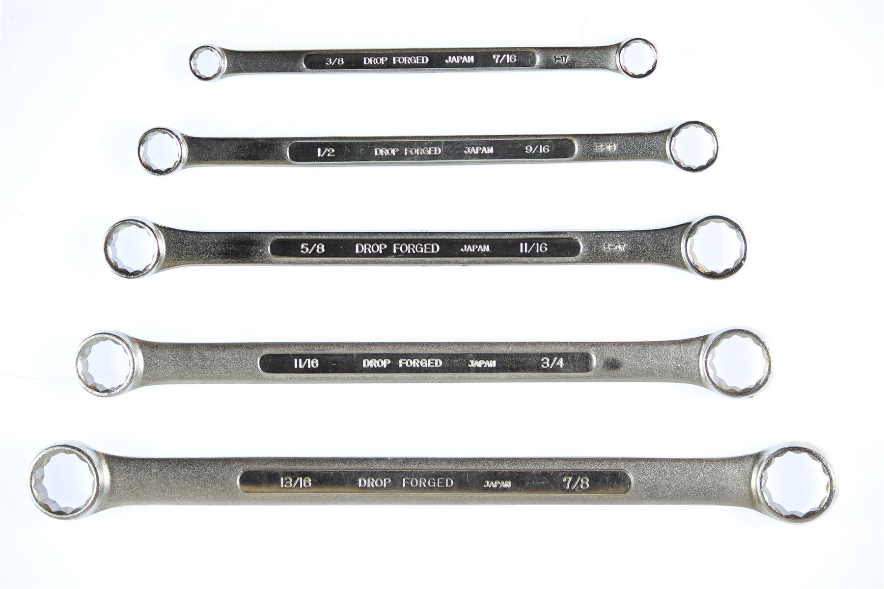 NEW 5 Piece SAE 12 pt. Steel Box Wrench Set Kit Wrenches 3/8" 7/8" eBay