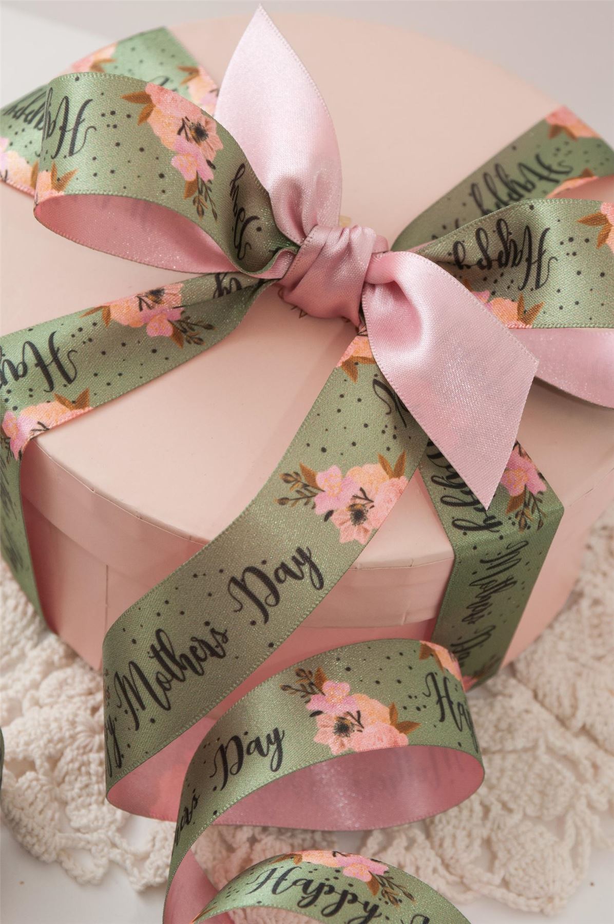 1m Berisford Ribbon Happy Mother's Day Approx 25mm wide eBay