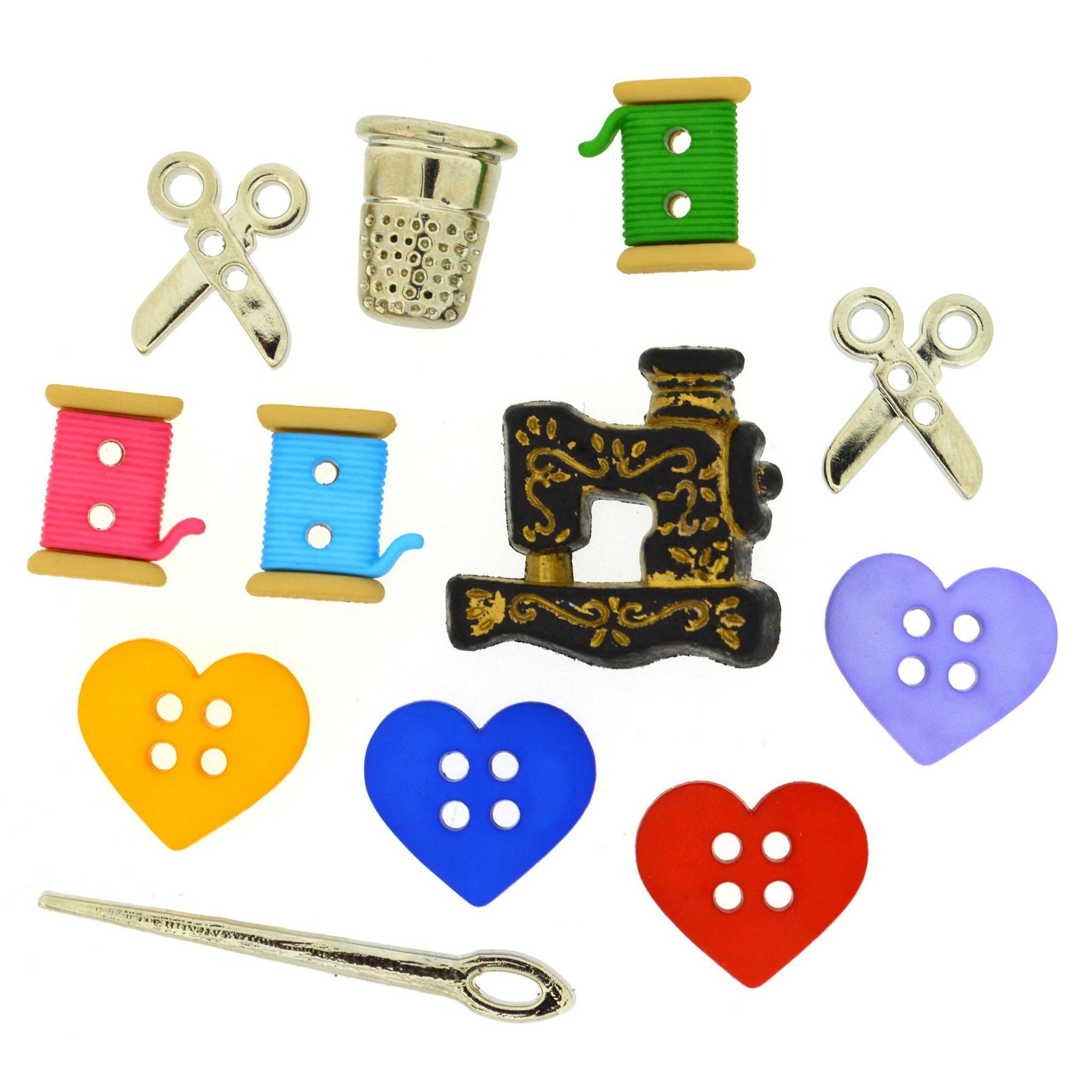Dress It Up Buttons - Novelty Buttons for all crafts - Picture 30 of 44