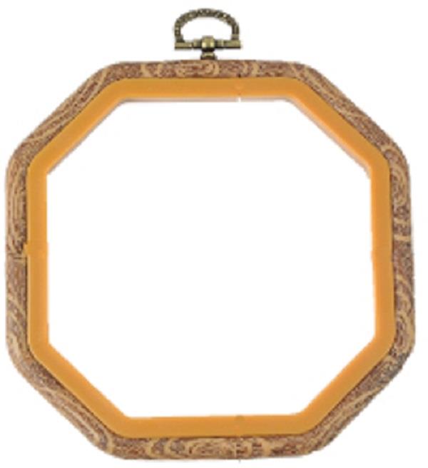 Siesta Woodgrain Effect Plastic Flexi Hoops for Embroidery and Cross Stitch - Picture 3 of 13
