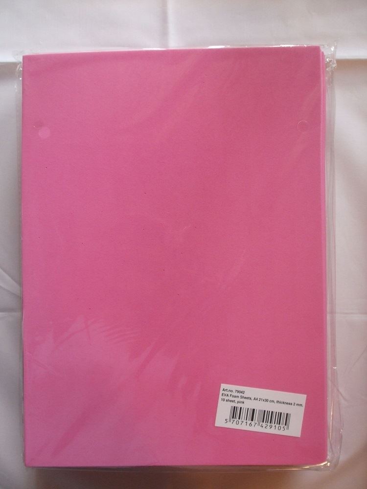Creativ EVA Foam Sheets - Pack of 10 Sheets - 21cm x 30cm - Choice Of Colours - Picture 12 of 16