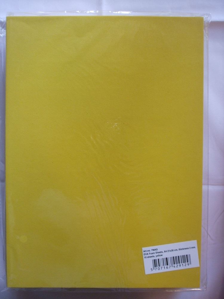 Creativ EVA Foam Sheets - Pack of 10 Sheets - 21cm x 30cm - Choice Of Colours - Picture 16 of 16