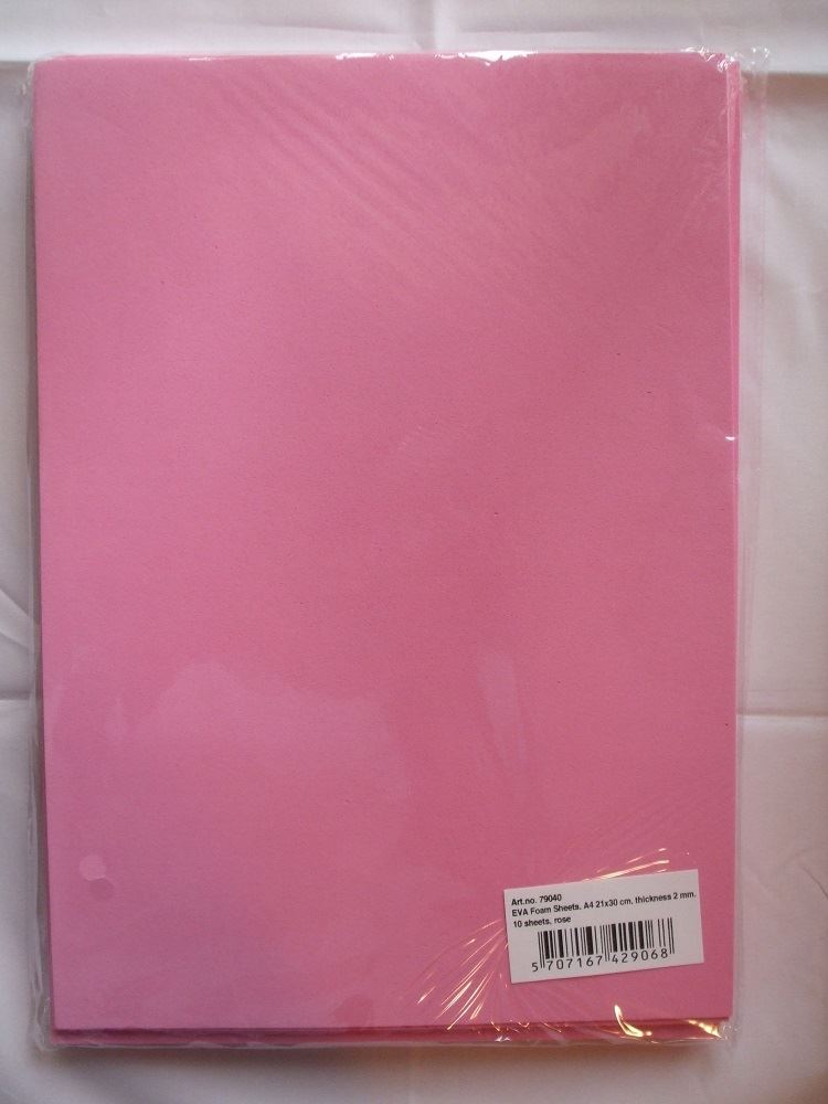 Creativ EVA Foam Sheets - Pack of 10 Sheets - 21cm x 30cm - Choice Of Colours - Picture 14 of 16