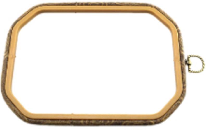 Siesta Woodgrain Effect Plastic Flexi Hoops for Embroidery and Cross Stitch - Picture 4 of 13