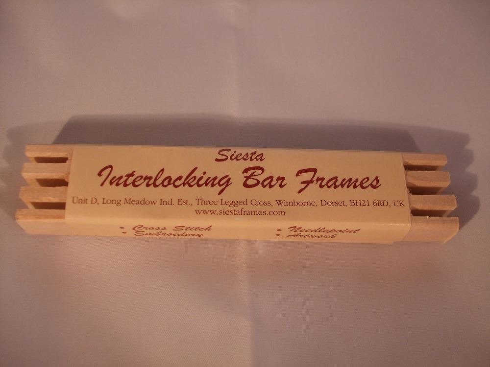 Siesta Pack of 2 Interlocking Bar Frames For Embroidery Choice Of