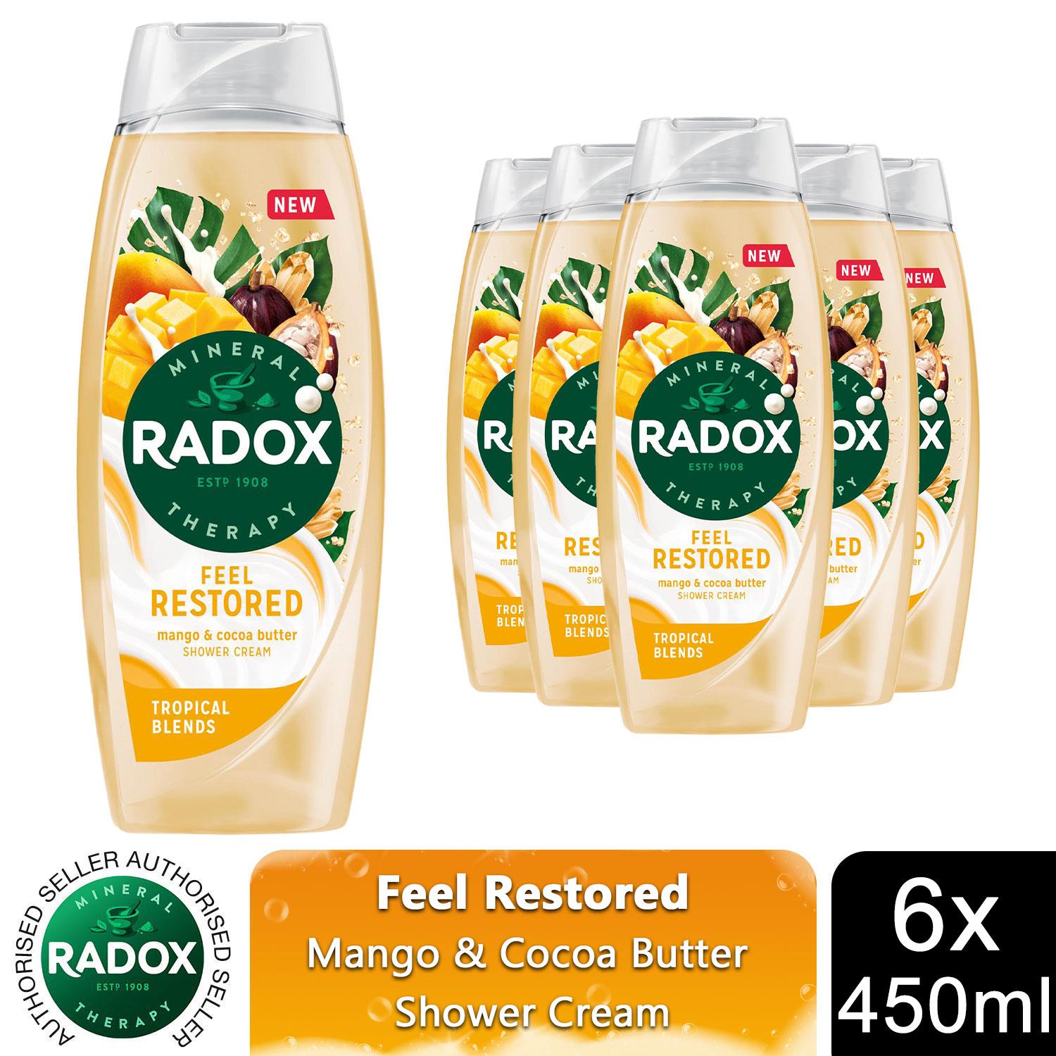6x Radox Mineral Therapy Feel Nourished, Restored or Indulged Shower Cream,450ml - Picture 20 of 25