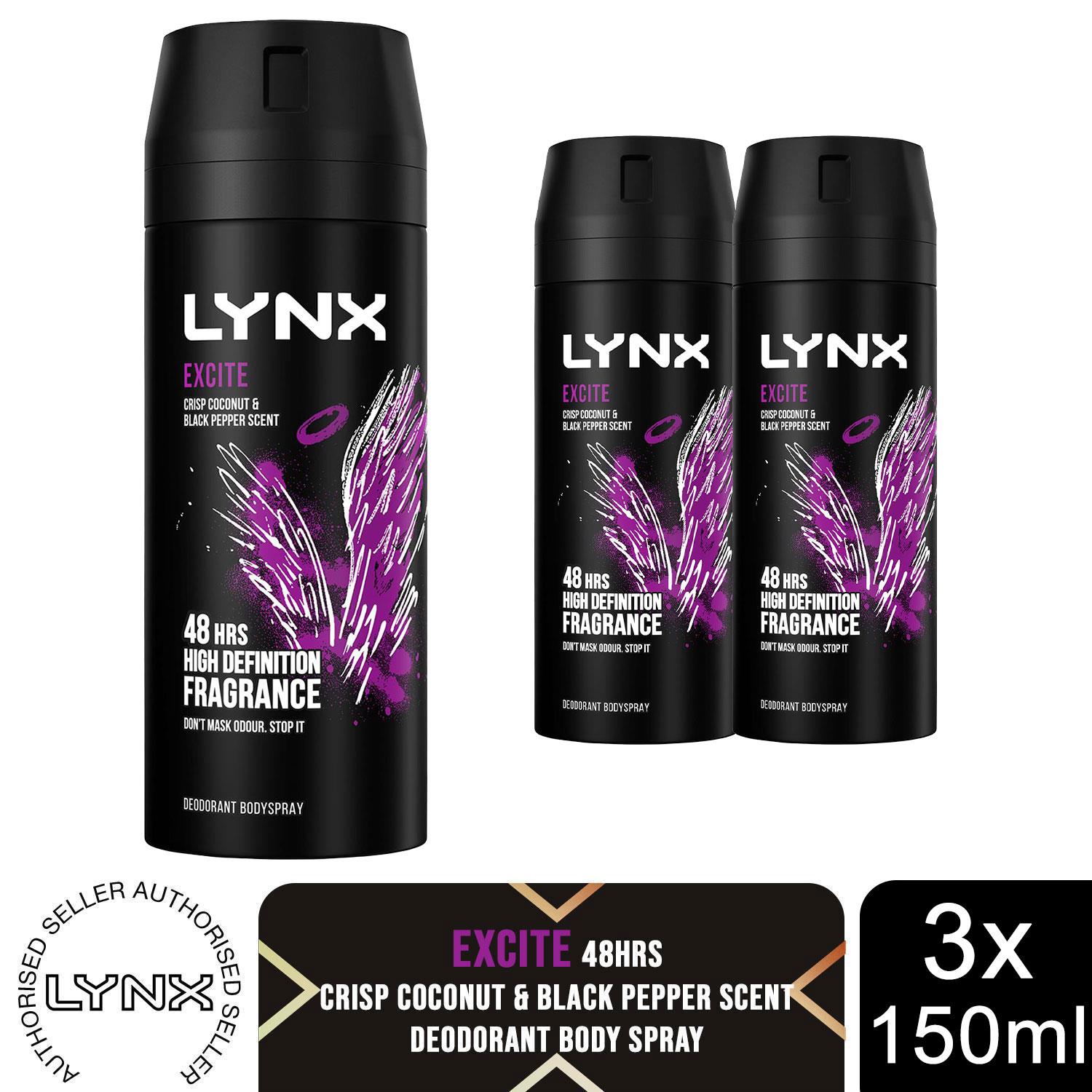 Lynx 48-Hour Odour Protection Body Spray Deodorant, 3 or 6 Pack, 150ml - Picture 56 of 185