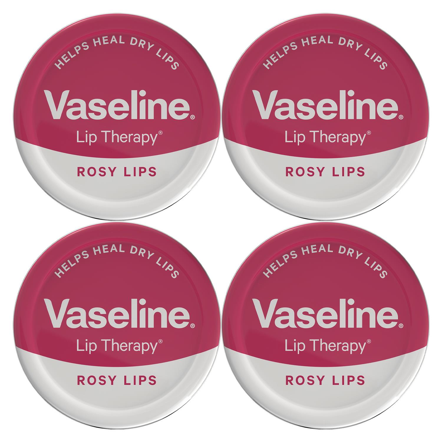 Vaseline Lip Therapy Petroleum Jelly, Rosy Lips/Aloe Vera/Original/Cocoa, 20gm - Picture 50 of 91