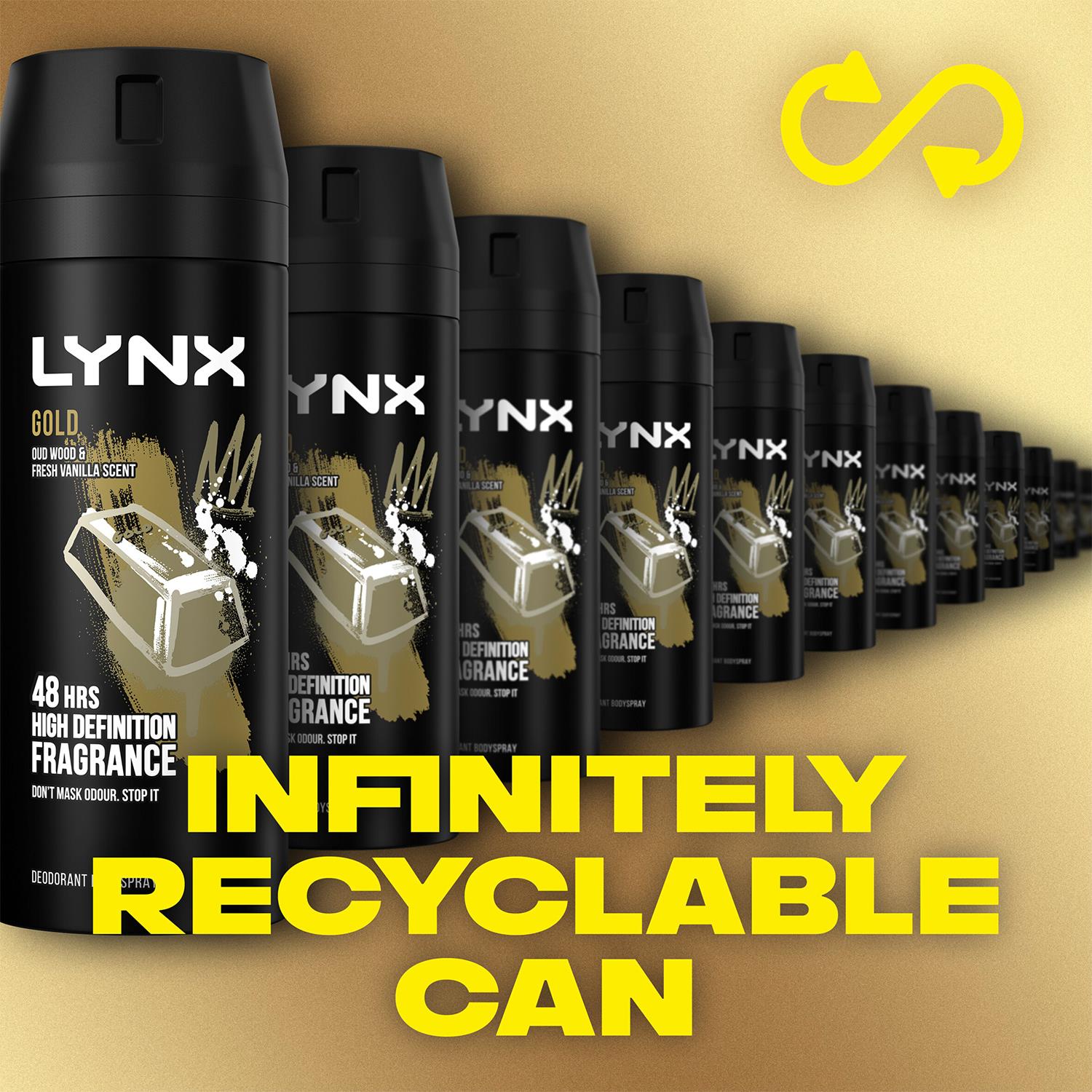 Lynx 48-Hour Odour Protection Body Spray Deodorant, 3 or 6 Pack, 150ml - Picture 66 of 185
