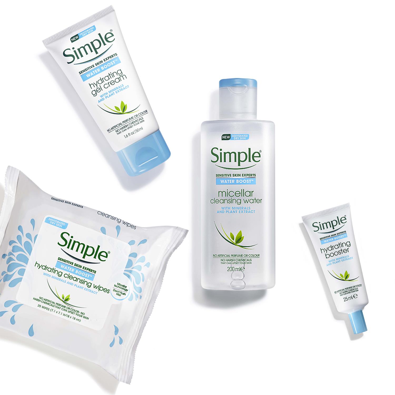 Simple Water Boost Hydrating Moisturisers, Cleanser & Face Mask For Dry Skin - Picture 53 of 89