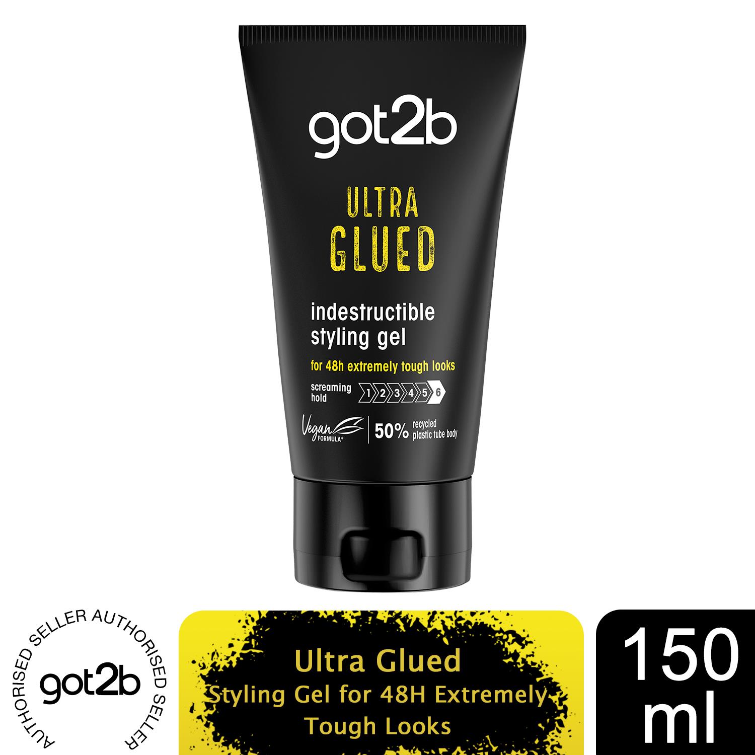 Schwarzkopf got2b Ultra Glued Styling Gel For Edge 150ml Select from dropdown - Picture 8 of 30