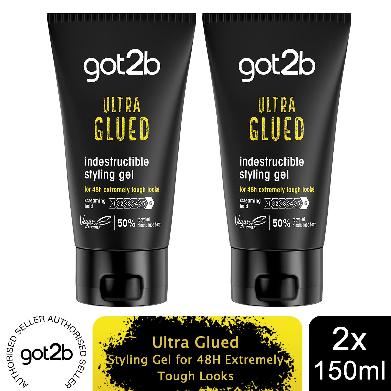 Schwarzkopf got2b Ultra Glued Styling Gel For Edge 150ml Select from dropdown - Picture 15 of 30