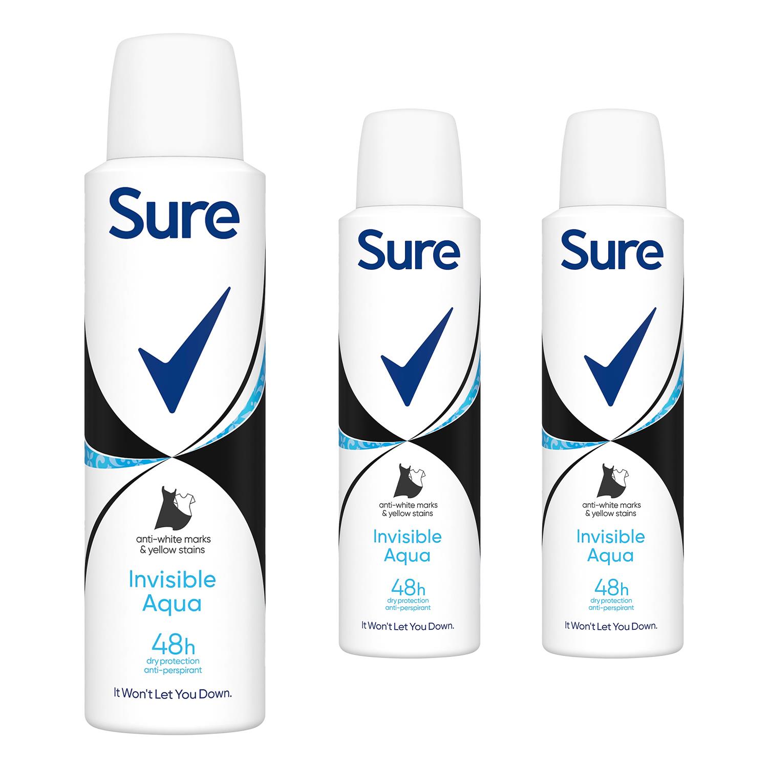 Sure Women Motion Sense Antiperspirant Deodorant, 3 Pack, 150ml - Picture 34 of 56