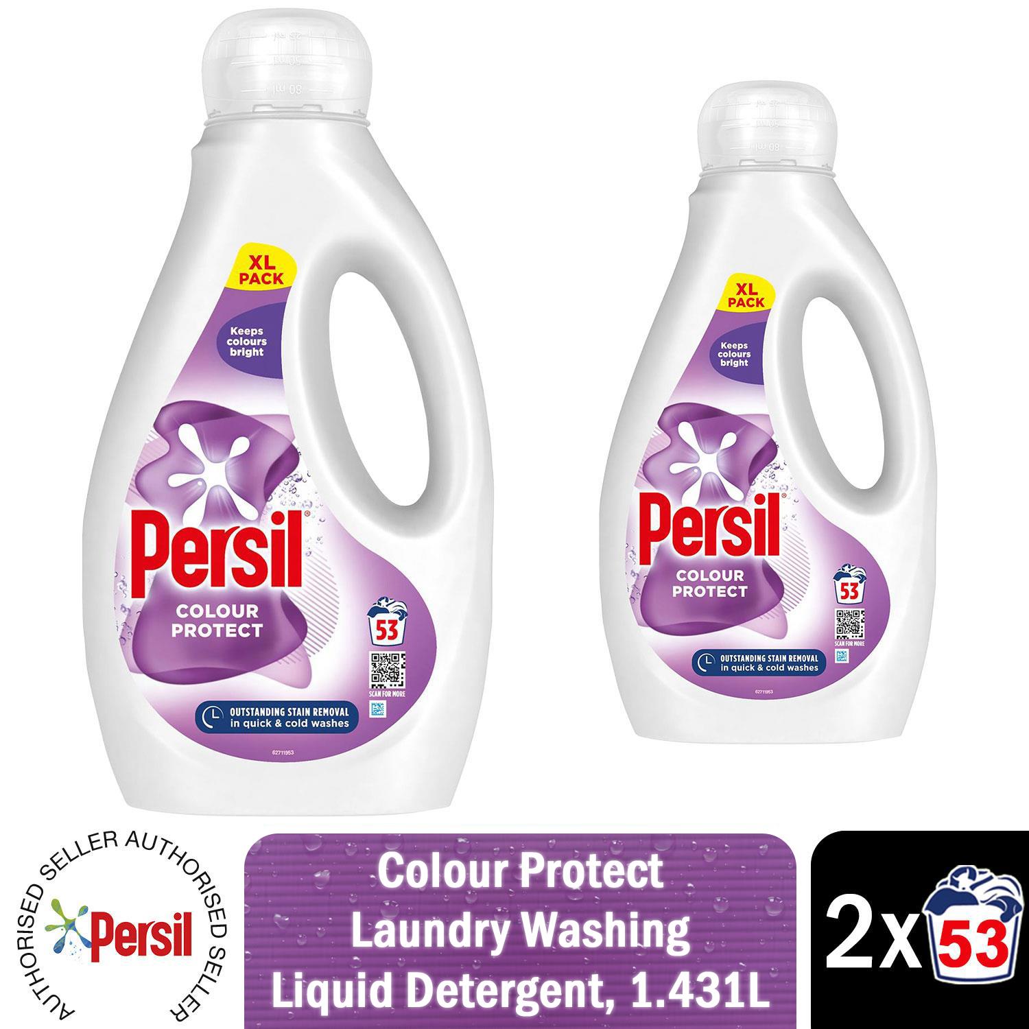 2x53W or 4x53W Persil Bio, NonBio, Colour Washing Liquid Detergent 1.431Litre - Picture 30 of 53