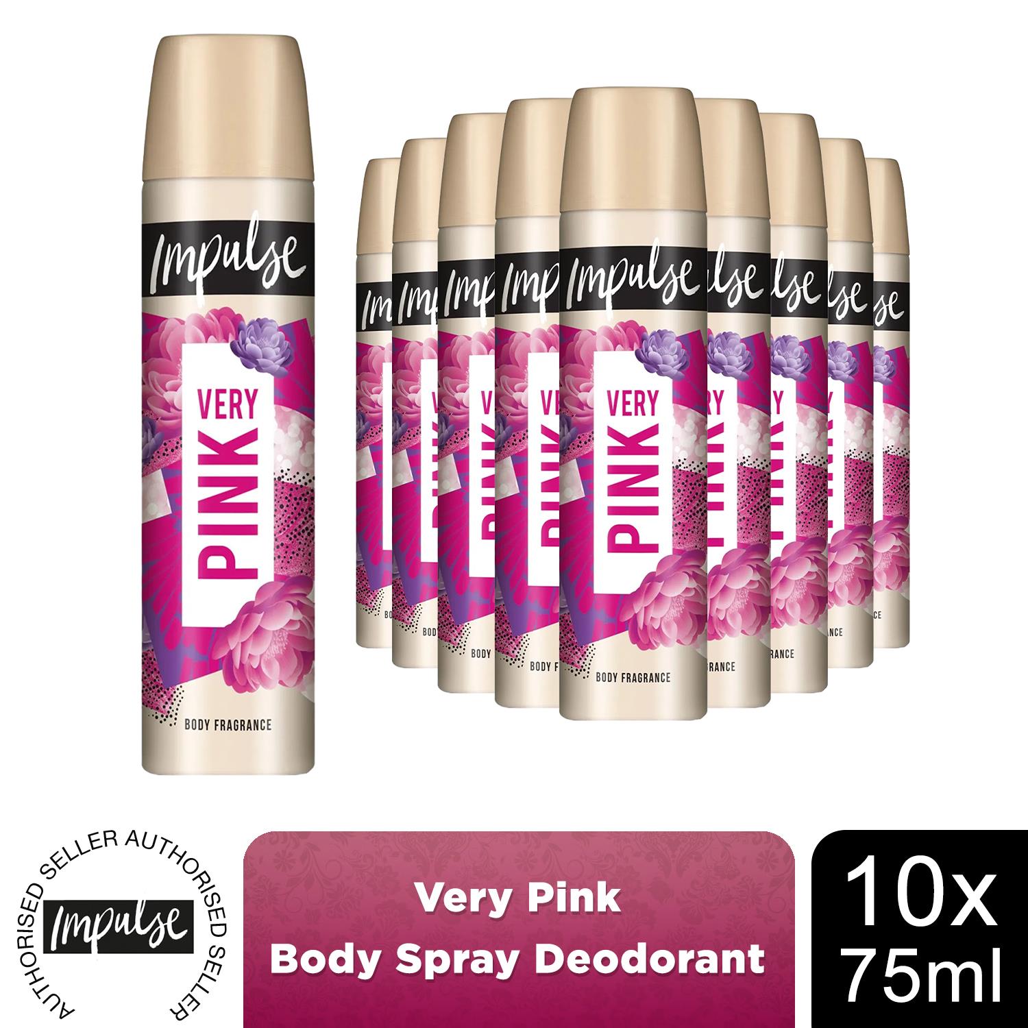 Impulse Body Spray Deodorant with Blend of Natural Scents 75ml, Multi-Packs - Picture 88 of 177