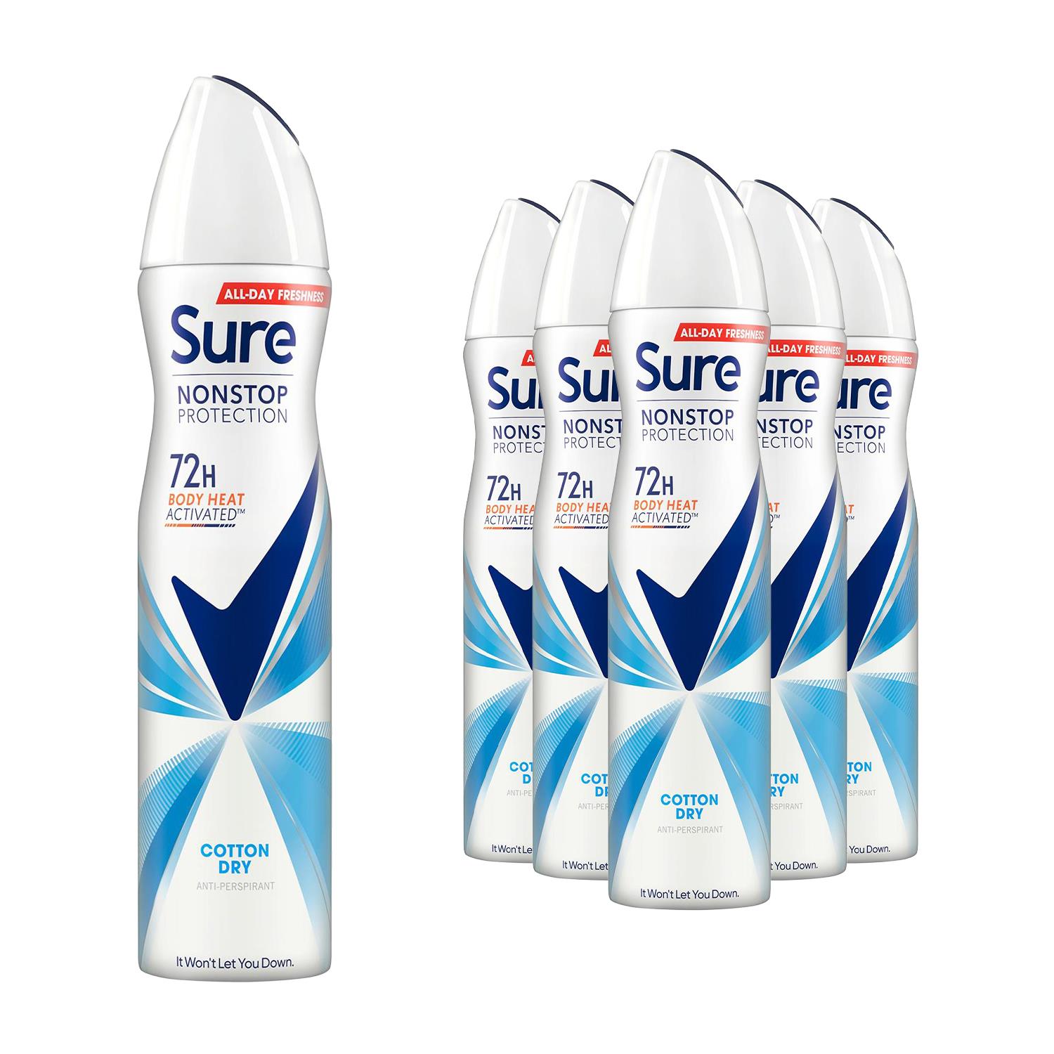 Sure Women Anti-perspirant 72H Nonstop Protection Deodorant, 250ml 6 Pack - Picture 30 of 90
