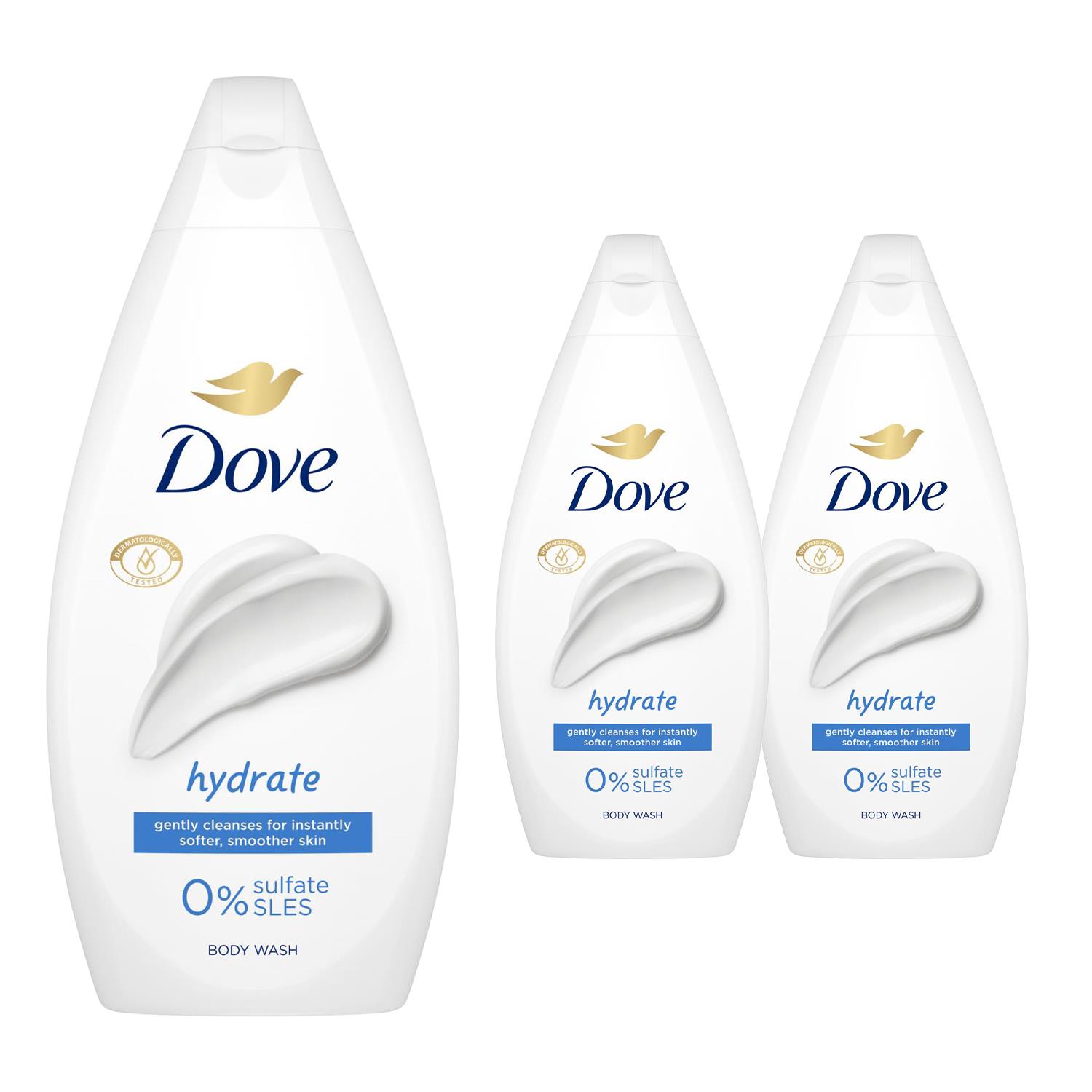 Dove Body Wash Moisturising Cream Caring/Pampering/Soothing 3x, 6x or 12x, 450ml - Picture 46 of 219