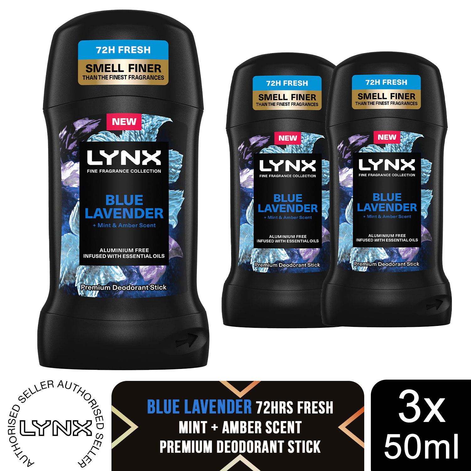 Lynx Deodorant Stick with 48Hrs or 72Hrs of Freshness 50ml, 3 Pack - Picture 26 of 47