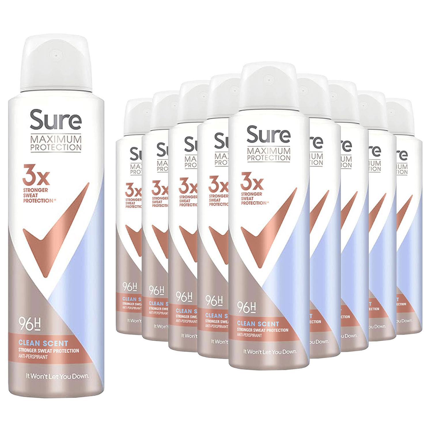 Sure Women Anti-Perspirant 96H Maximum Protection Deo 150ml, Select Scent & Pack - Picture 131 of 200