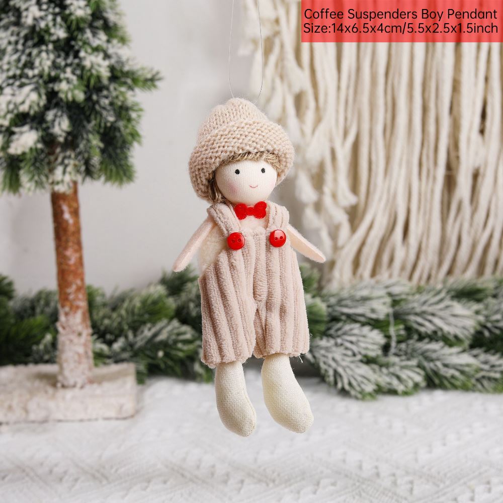 Merry Christmas 2024 Purple Angel Girl Doll Tree Pendant Decoration Noel Natal - Picture 24 of 48