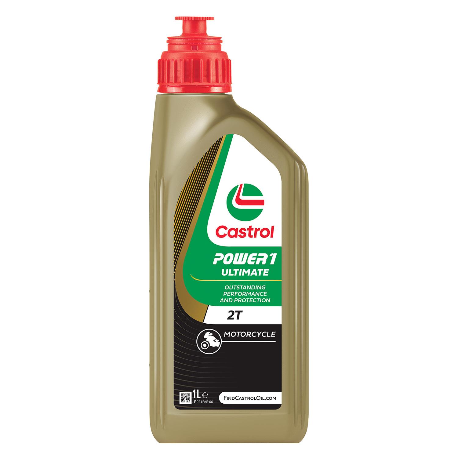 CASTROL POWER 1 2T Motorcycle Engine Oil Ultimate Scooter 2 Stroke 1 Litre - Picture 23 of 23