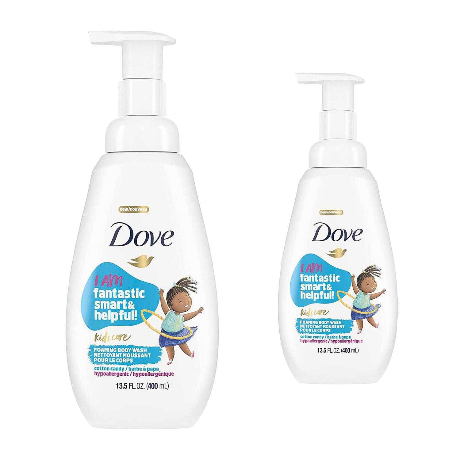 Dove Kids Care Hypoallergenic Foaming Body Wash 400ml or Bubble Bath 591ml, 2 Pk - Picture 54 of 54