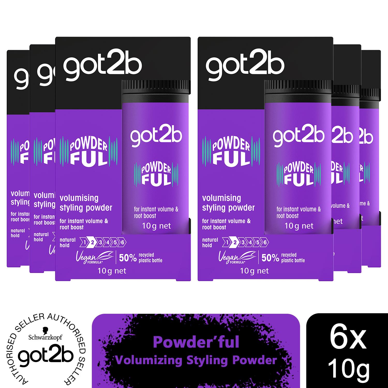 1pk, 2pk or 3pk of 10g Schwarzkopf got2b Powder'ful Volumizing Styling Powder - Picture 34 of 41