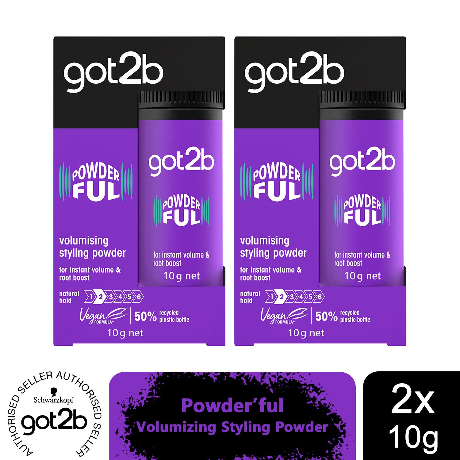 1pk, 2pk or 3pk of 10g Schwarzkopf got2b Powder'ful Volumizing Styling Powder - Picture 18 of 41