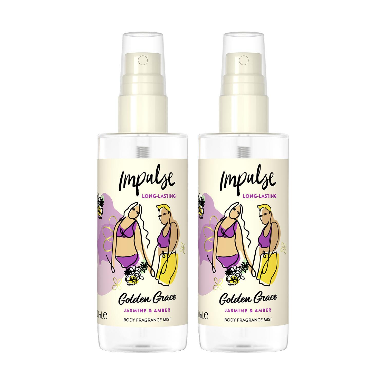 Impulse Body Mist with Long Lasting Fresh Fragrance Range for Women 2 Pack,100ml - Picture 28 of 61