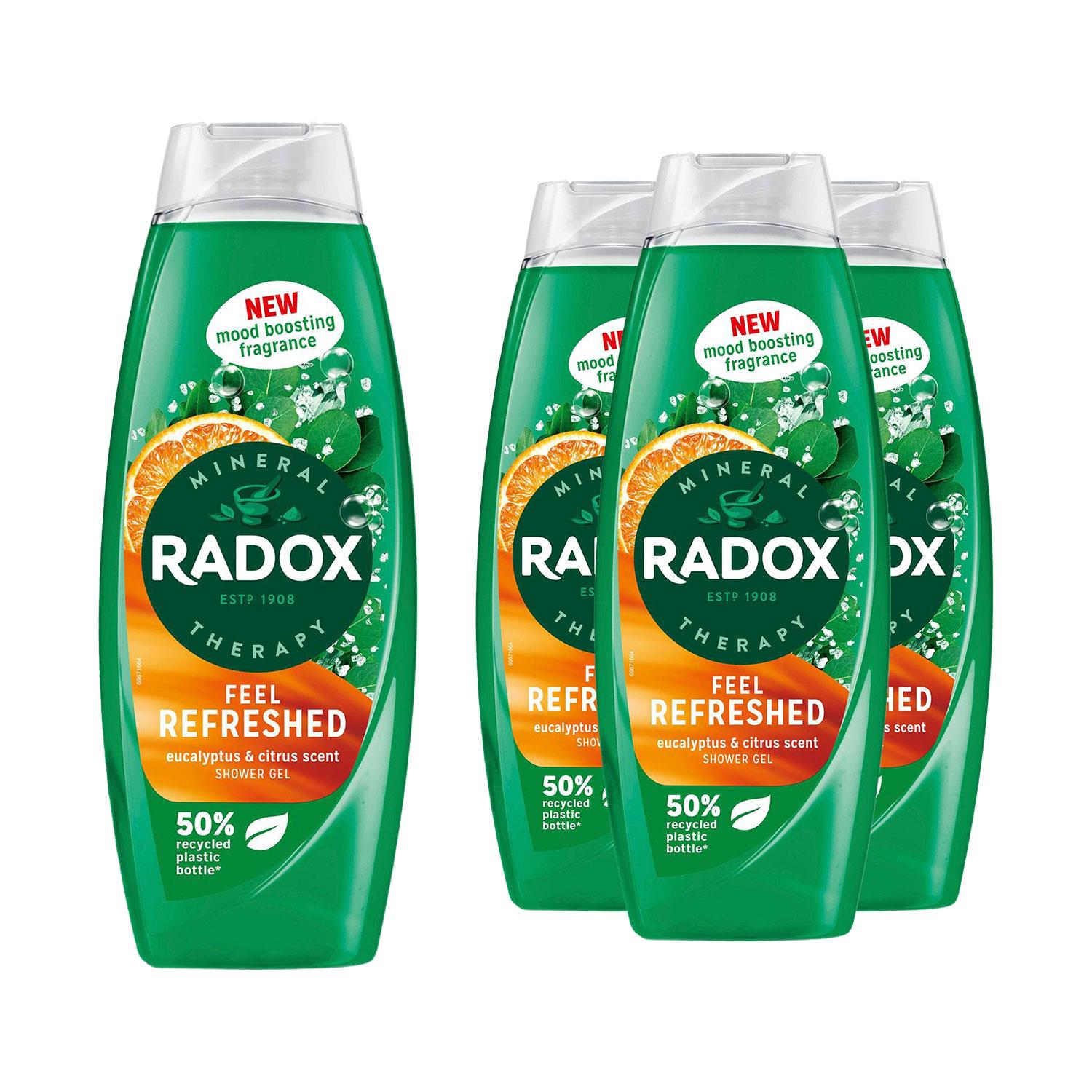 Gel de ducha terapia mineral Radox con nueva fragancia estimulante del estado de ánimo 675 ml, paquete de 3 - Imagen 36 de 45