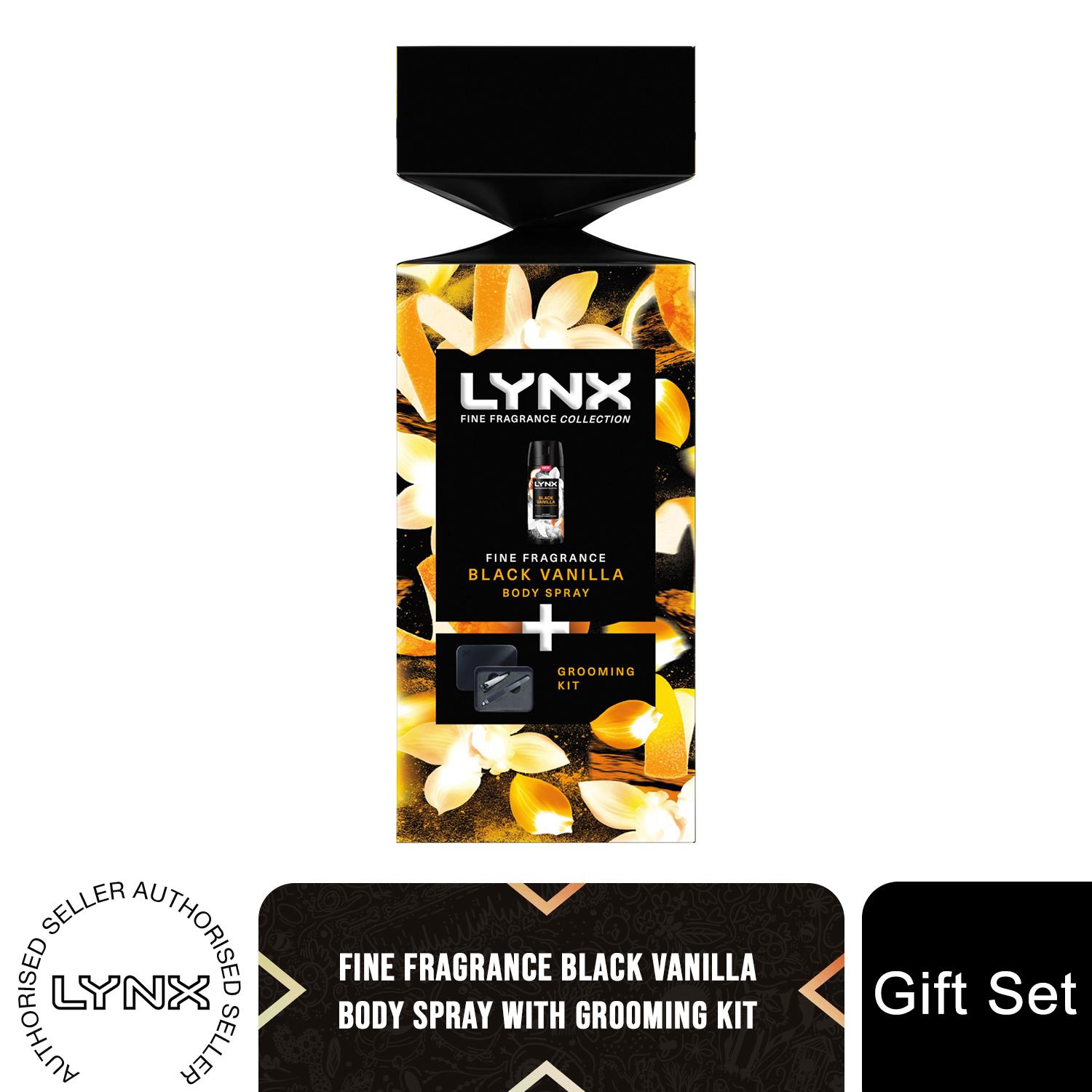 Lynx Fine Fragrance Black Vanilla Body Spray Gift Set for Him with Grooming Kit - Bild 10 von 36