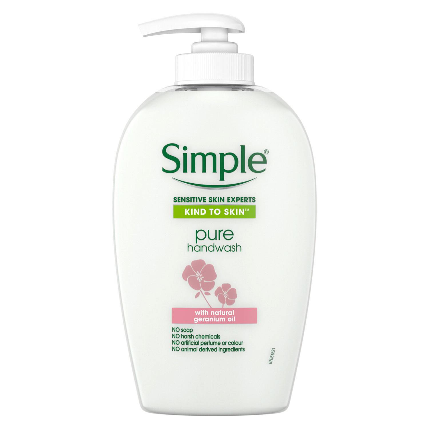 3xor6x 250ml Simple KindtoSkin Sensitive Skin Experts Hand Wash With Natural Oil - Picture 32 of 70