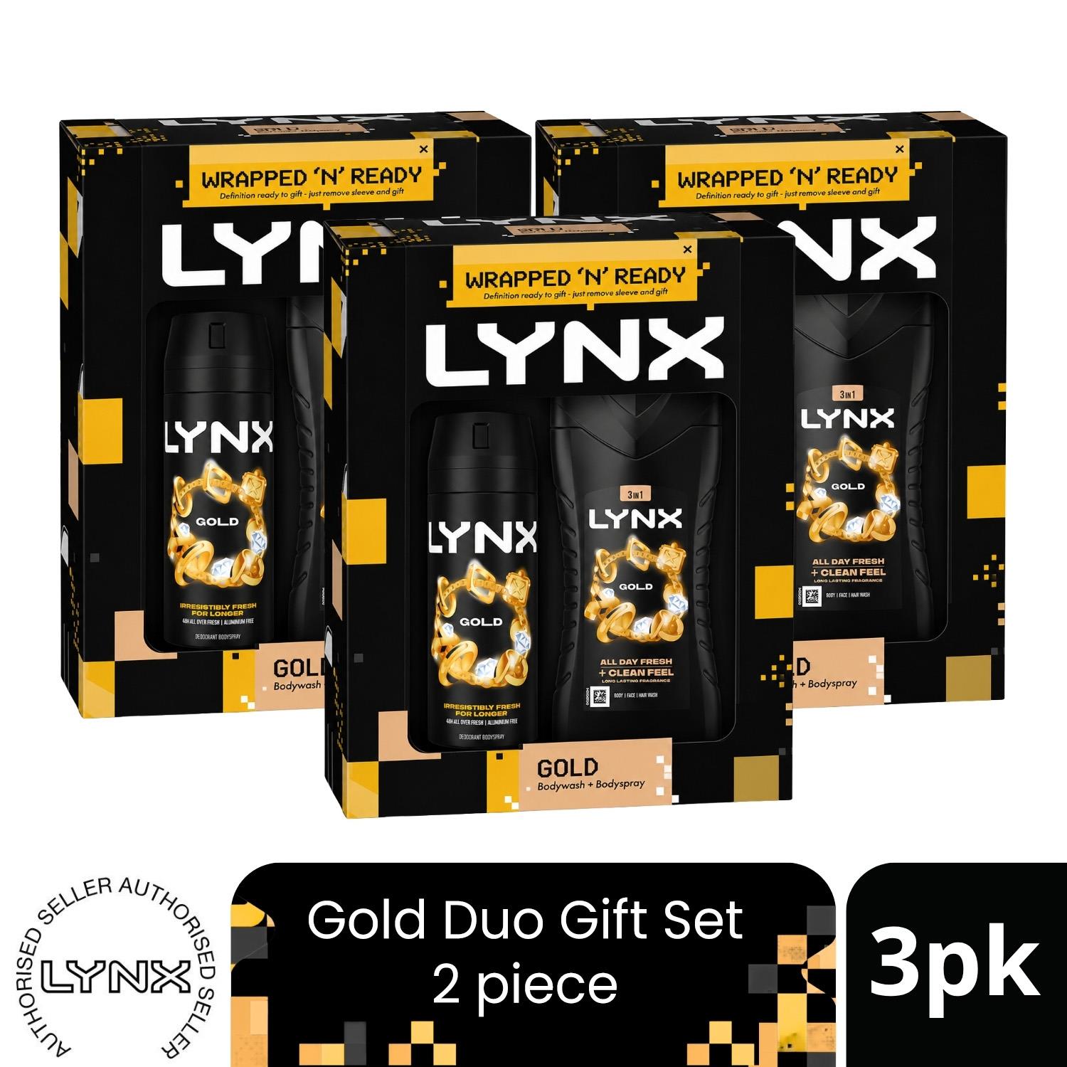 Lynx Men's Multicolor Gold Duo - Gift Set - 2 Piece | Size: 1 Pack - Image 9