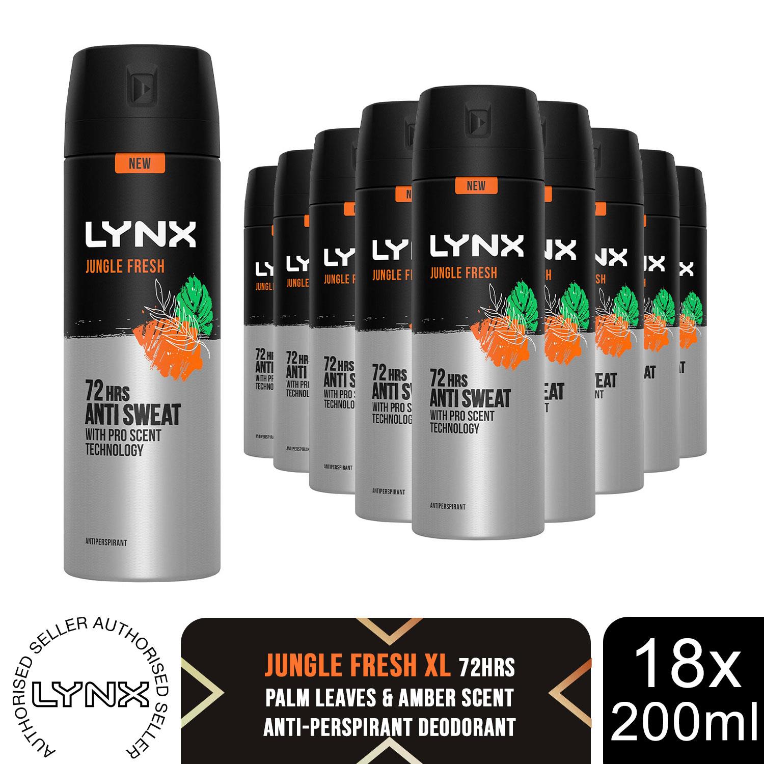 Lynx XL Anti-Perspirant 72-Hour Sweat Protection Deodorant 200ml, 18 Pack - Picture 43 of 59